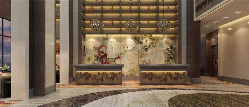酒店大堂的地面裝修材料，可以嘗試用環(huán)氧水磨石地坪哦！